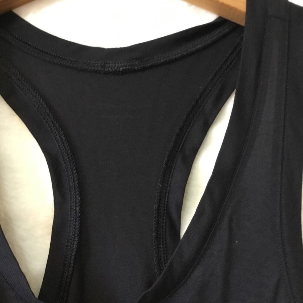 BCBGMaxAzria Black Racerback Tank Top - Picture 4 of 14